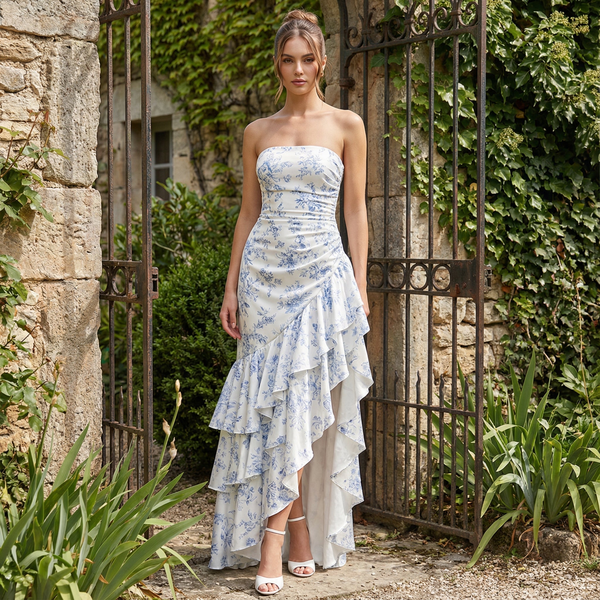 Xyrelle - Vestido maxi sin mangas