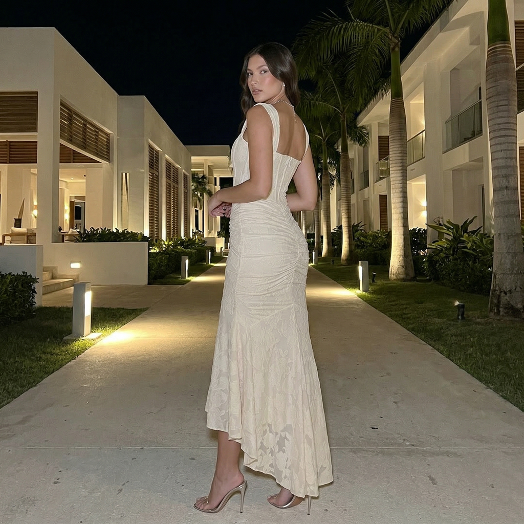Ziva - Vestido de cintura entallada