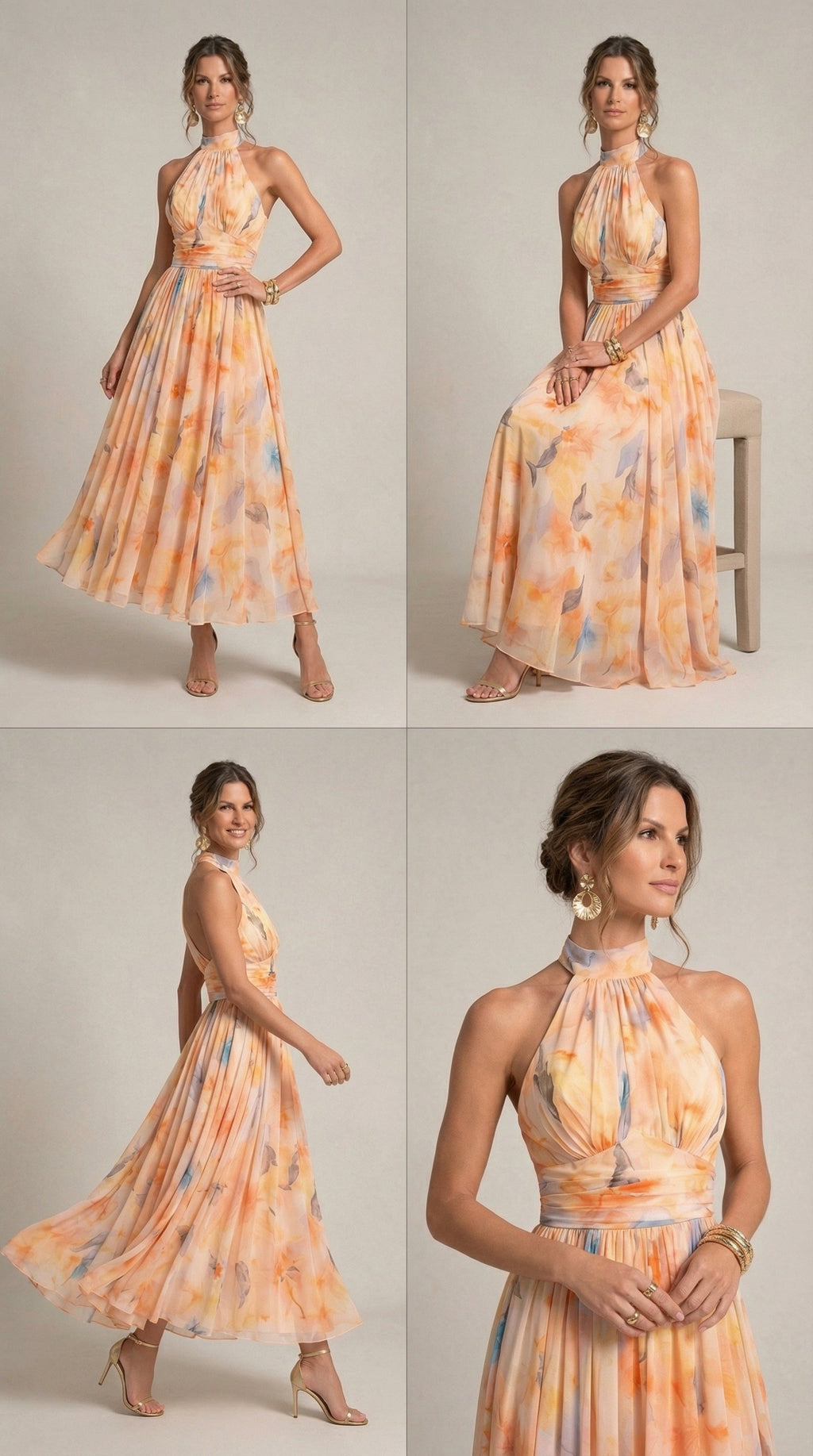 Esther™ | Vestido de Cuello Halter