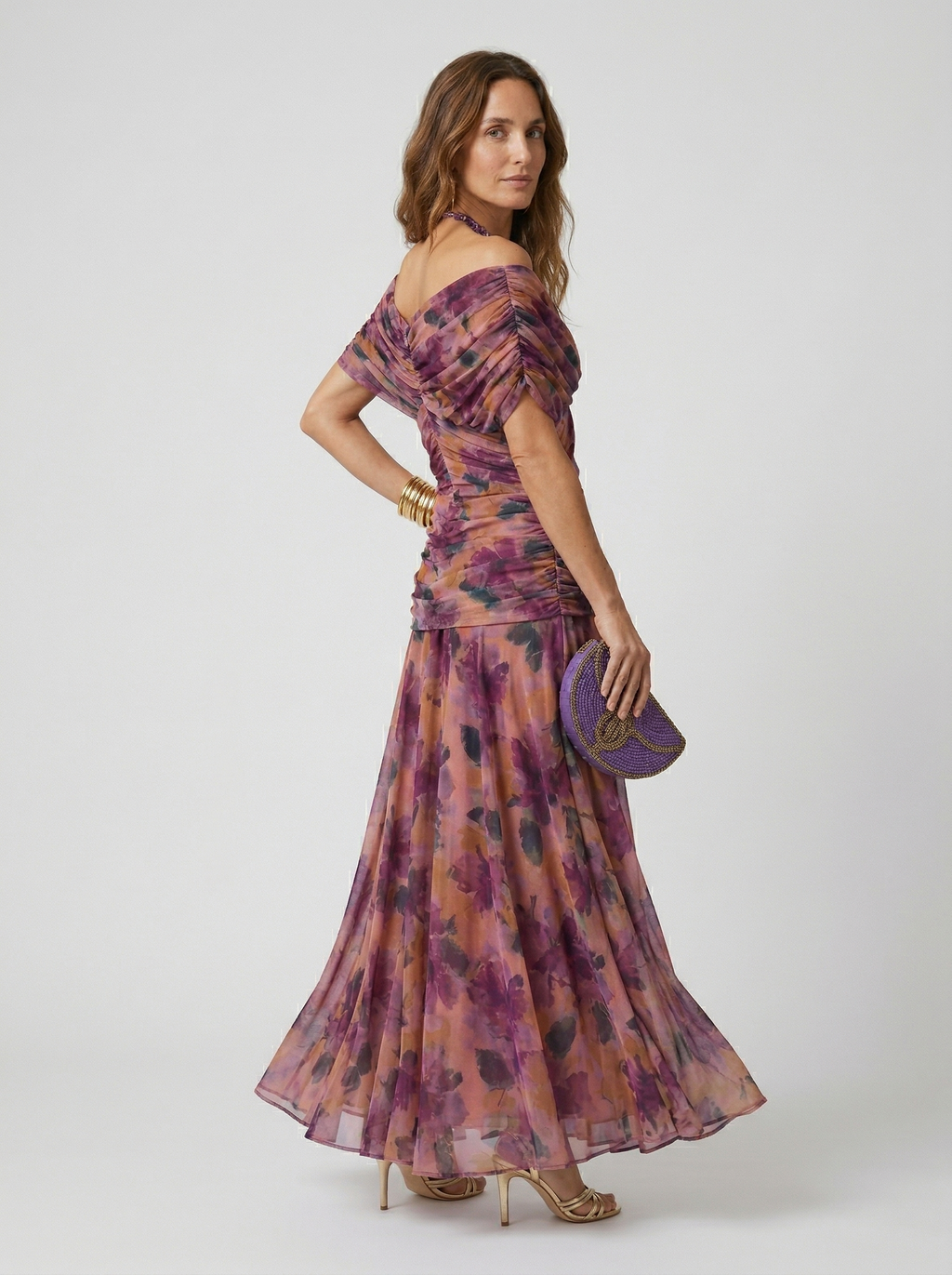 Nora | Vestido largo con escote en v