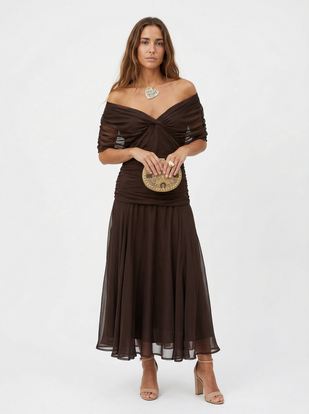 Nora | Vestido largo con escote en v