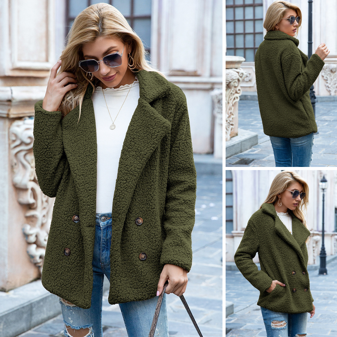 Diana | Chaqueta Borreguito Crema