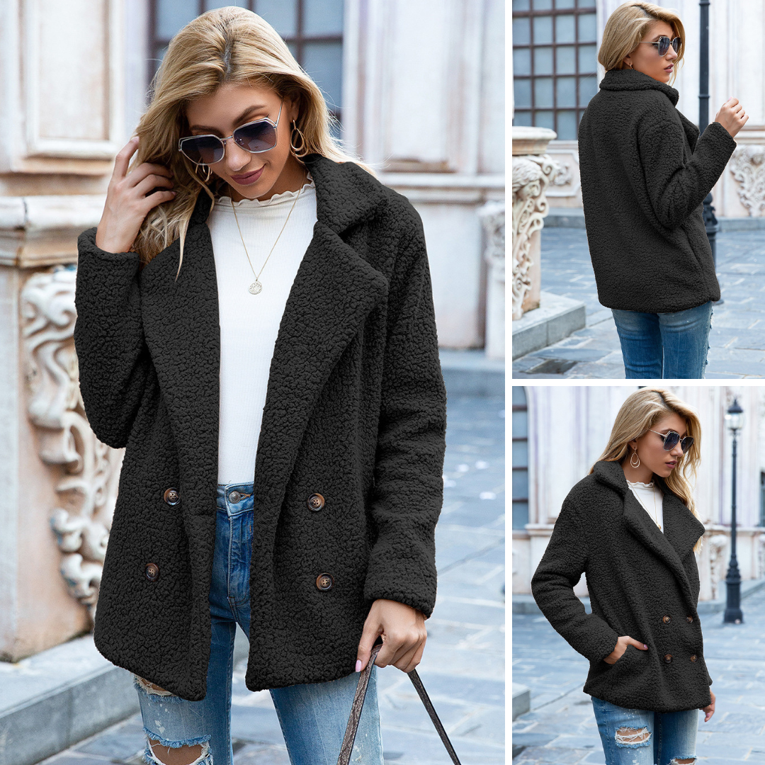 Diana | Chaqueta Borreguito Crema