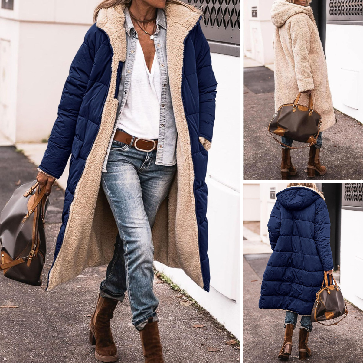 Gloria | Chaqueta Reversible para Todo el Año