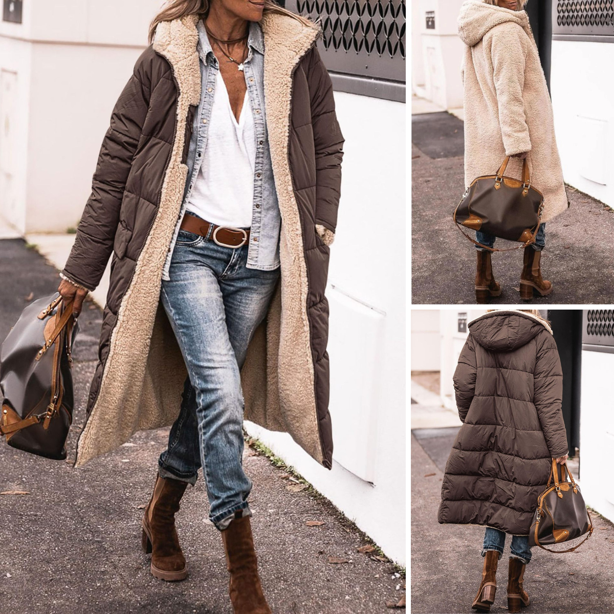 Gloria | Chaqueta Reversible para Todo el Año