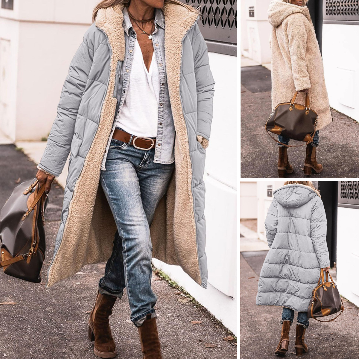 Gloria | Chaqueta Reversible para Todo el Año