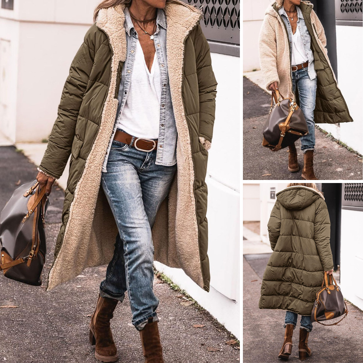 Gloria | Chaqueta Reversible para Todo el Año