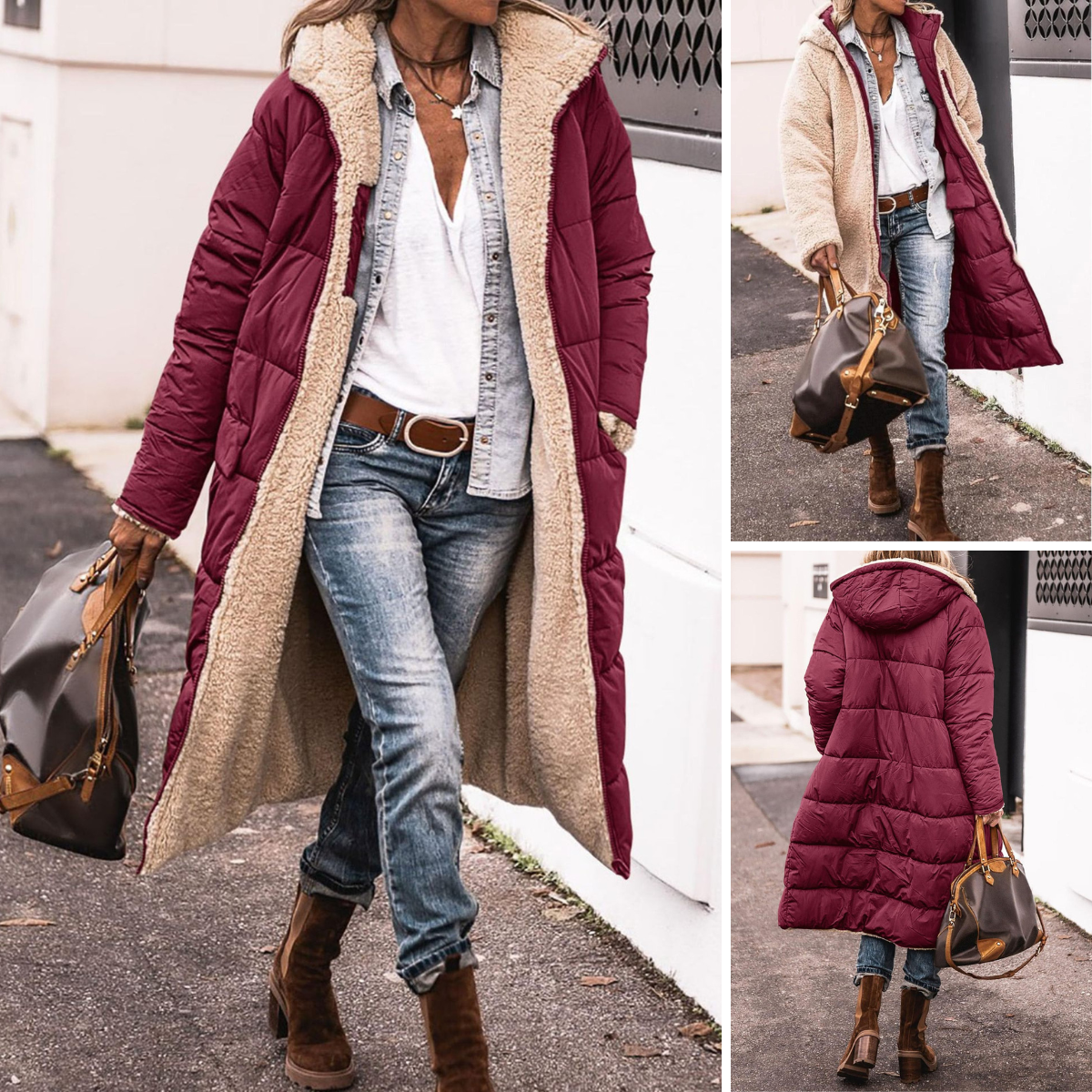 Gloria | Chaqueta Reversible para Todo el Año