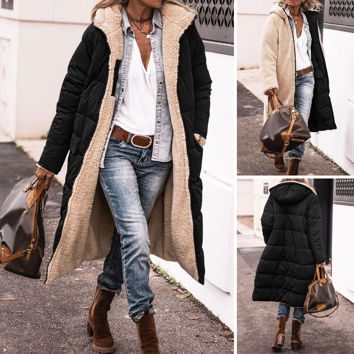 Gloria | Chaqueta Reversible para Todo el Año