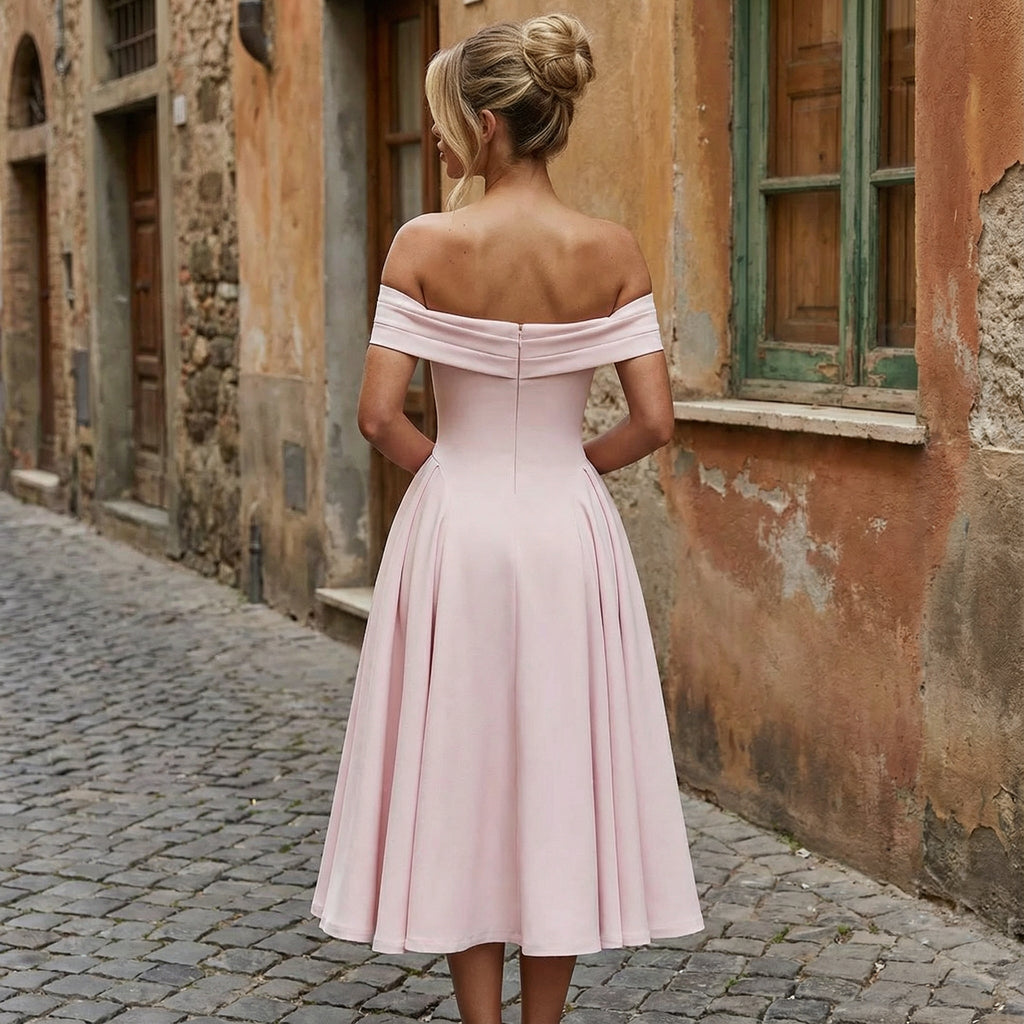 Minerva - Vestido midi elegante sin esfuerzo