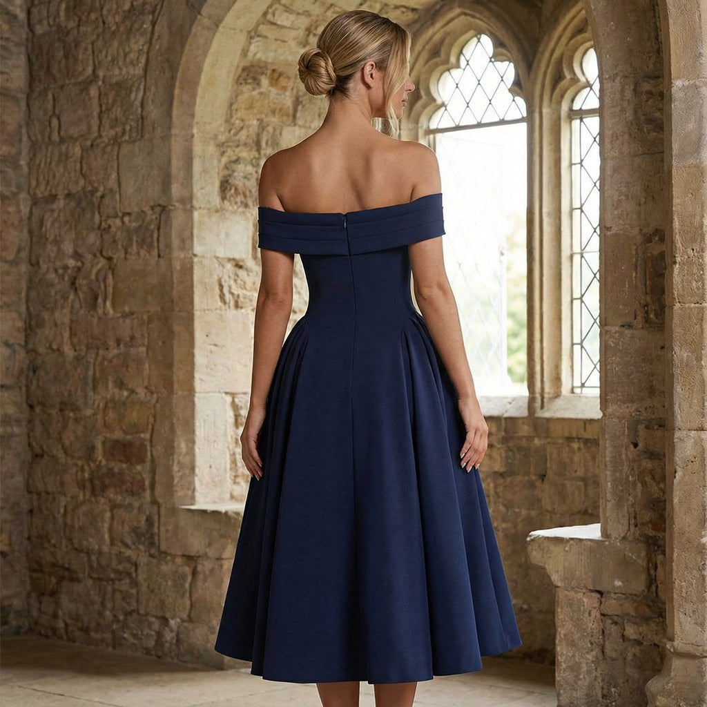 Minerva - Vestido midi elegante sin esfuerzo