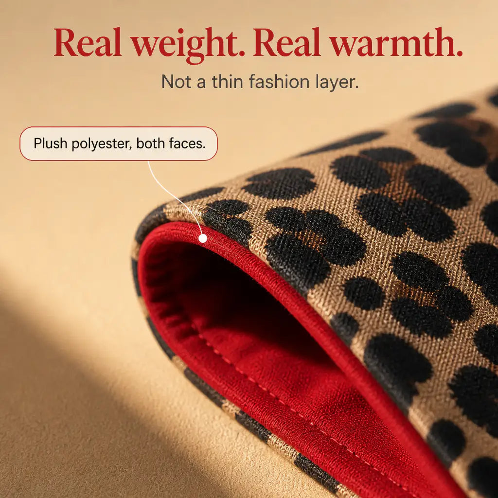 Lorena | Abrigo Reversible de Leopardo con Capucha