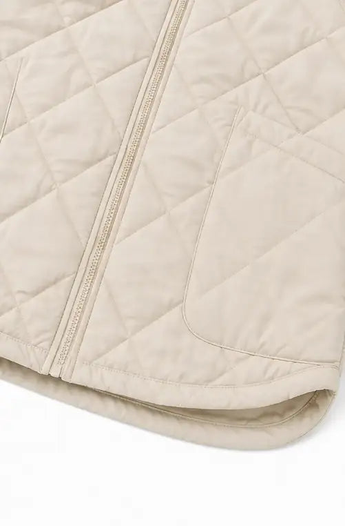 Elsa | Chaqueta Acolchada con Paneles de Punto