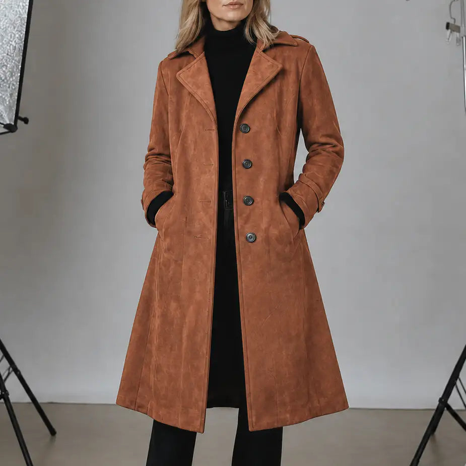Beatriz | Gabardina de Ante Sintético