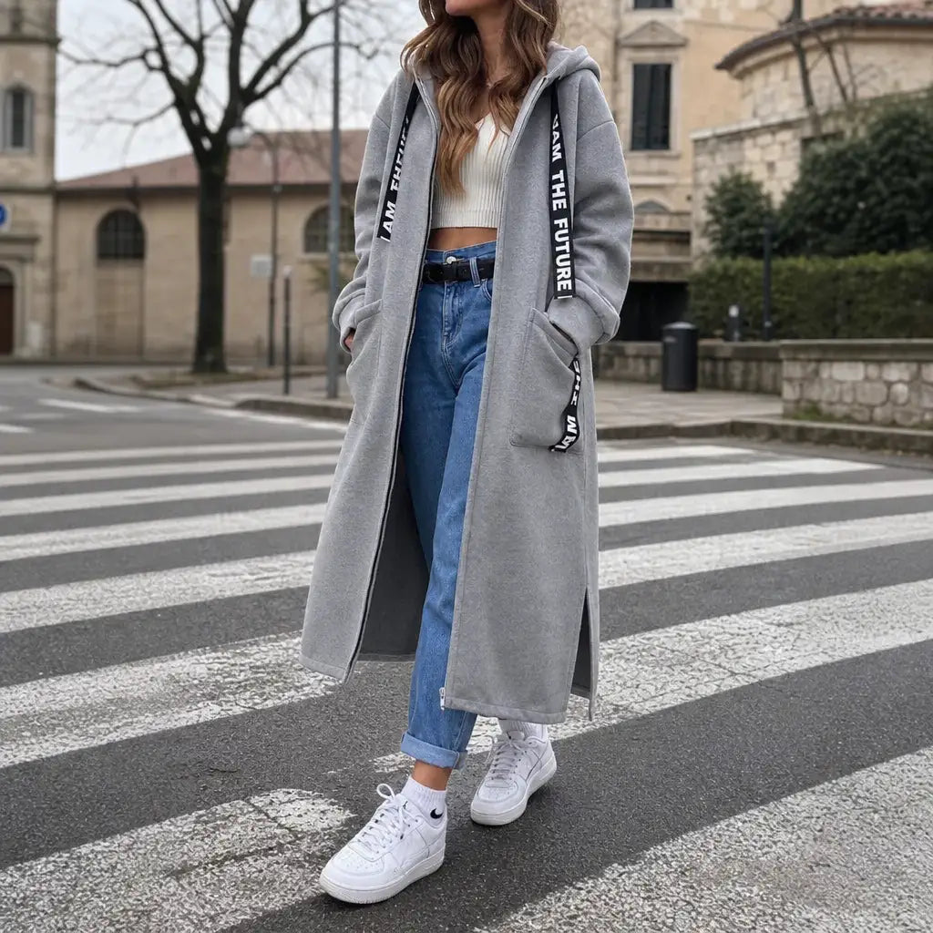 Alma | Abrigo Sudadera Oversize con Capucha