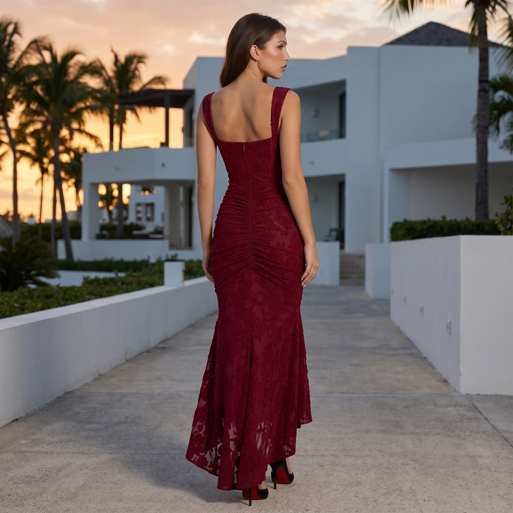 Ziva - Vestido de cintura entallada