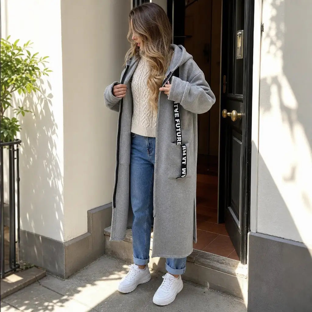 Alma | Abrigo Sudadera Oversize con Capucha