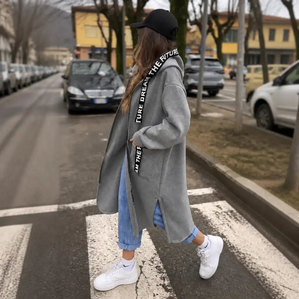 Alma | Abrigo Sudadera Oversize con Capucha