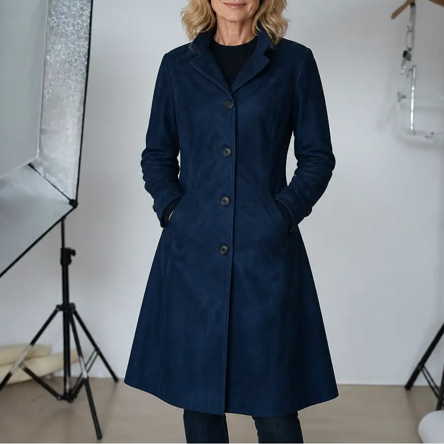 Beatriz | Gabardina de Ante Sintético