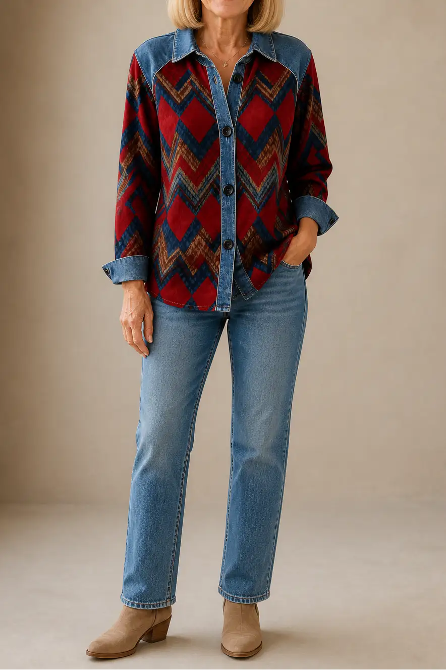 Carmen | Sobrecamisa de Cuadros con Capucha Vaquera